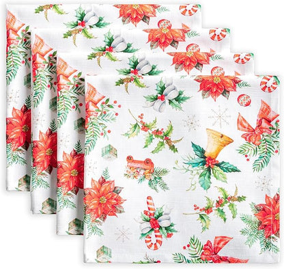 Maison d' Hermine Cloth Napkins Set of 4 100% Cotton by MaisondHermine