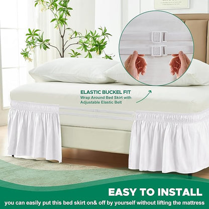 Biscaynebay Wrap Around Bed Skirts - Image 4