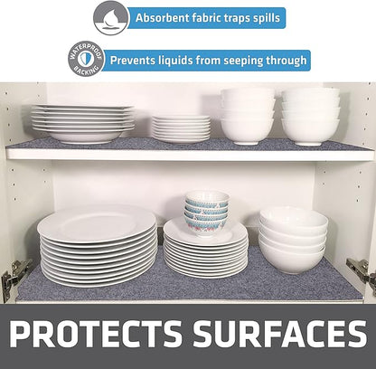 Drymate Premium Luxury Shelf & Drawer Liner, Thick Cushioned Fabric, - Image 3