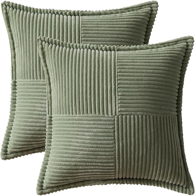 MIULEE Decorative Euro Sham Throw Pillow Covers - Image 6