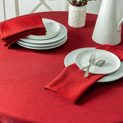 Benson Mills Cameron Textured Fabric Table Cloth, - Image 2
