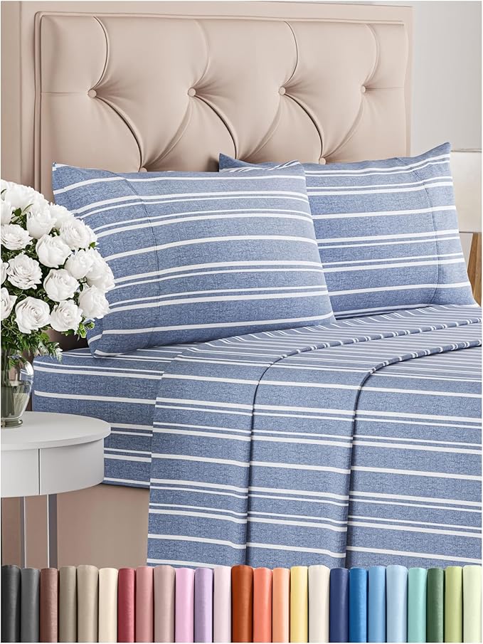 Queen Size 4 Piece Sheet Set by CGKUnlimited