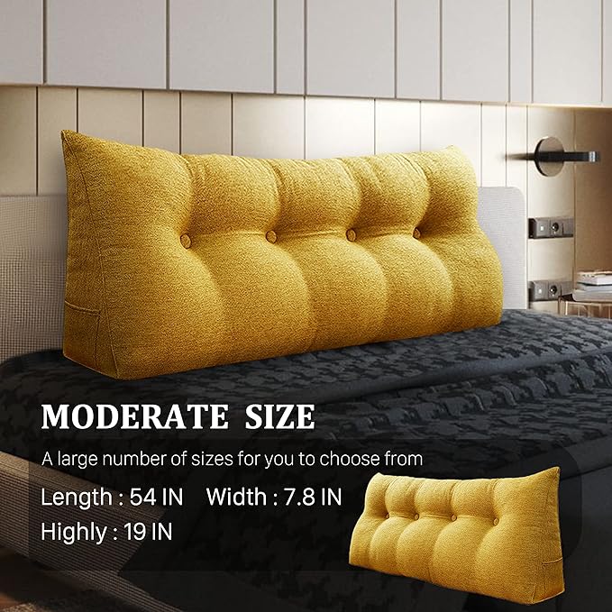 13 lbs Thickened Headboard Pillow Wedge Pillow Headboard Reading Pillow Bed - Image 2