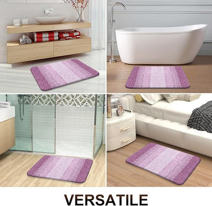 OLANLY Bathroom Runner Rugs 47x24, Extra Soft Absorbent Microfiber Bath Rugs - Image 6