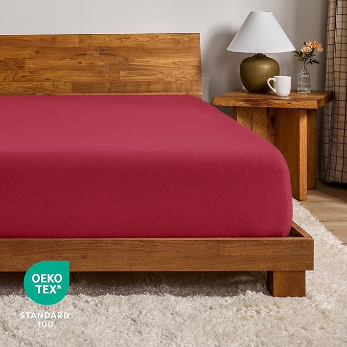 Bare Home Flannel Fitted Bottom Sheet 100% Cotton Twin Extra Long, Velvety Soft - Image 5