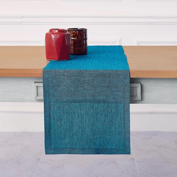 Solino Home Linen Table Runner 72 Inches Long - Image 2