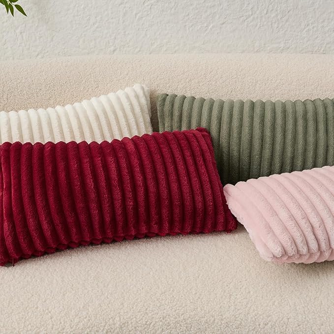 Kevin Textile Valentines Day Soft Plush 14x24 Inch Lumbar Pillow Cover 1 Pack - Image 2