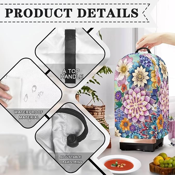 Bohe Flower Print Blender Covers - Image 5