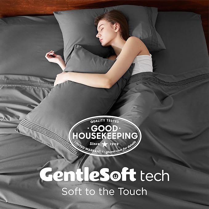 Bedsure Deep Pocket Full Size Bed Sheets Set - Image 5