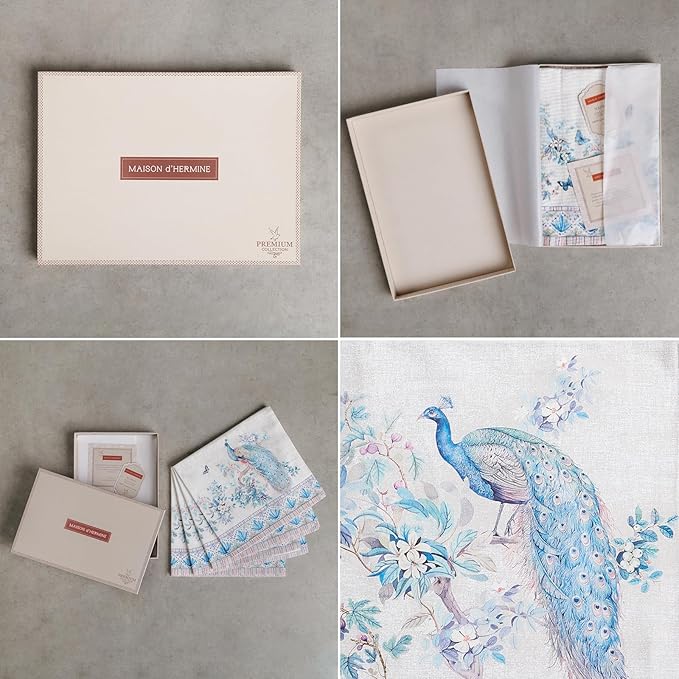 Maison d' Hermine Napkin 100% Combed Cotton Premium Cloth Napkin Decorative - Image 2