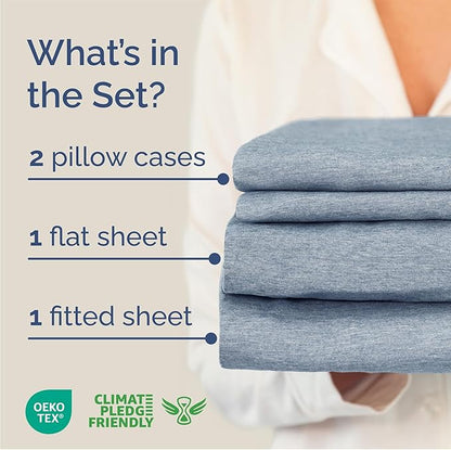 Queen Size 4 Piece Sheet Set - Image 2