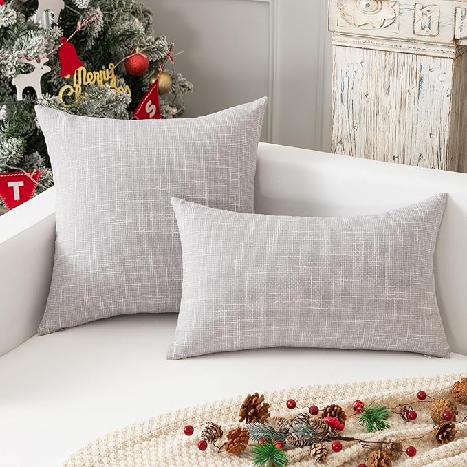 Kevin Textile Faux Linen Home Decorative Hand Made Cushion Cover Pillowcase - Image 4