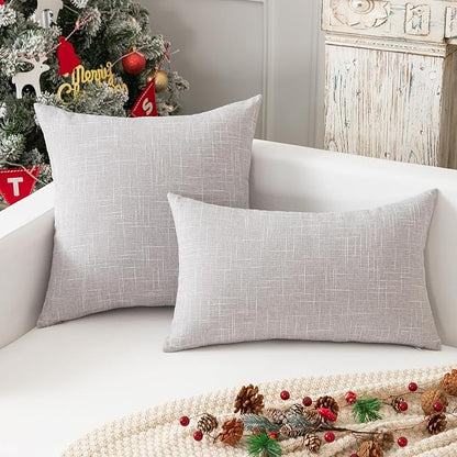 Kevin Textile Decor Pillow Cover Star Faux Linen Cushion Case - Image 4