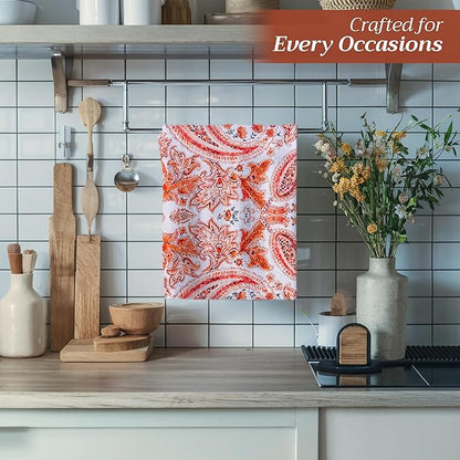 Maison d' Hermine Kitchen Towels Set of 3 100% Cotton 20" x 27.5" Reusable - Image 5