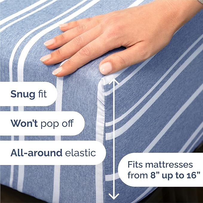 Split King Size 5 Piece Sheet Set - Image 3