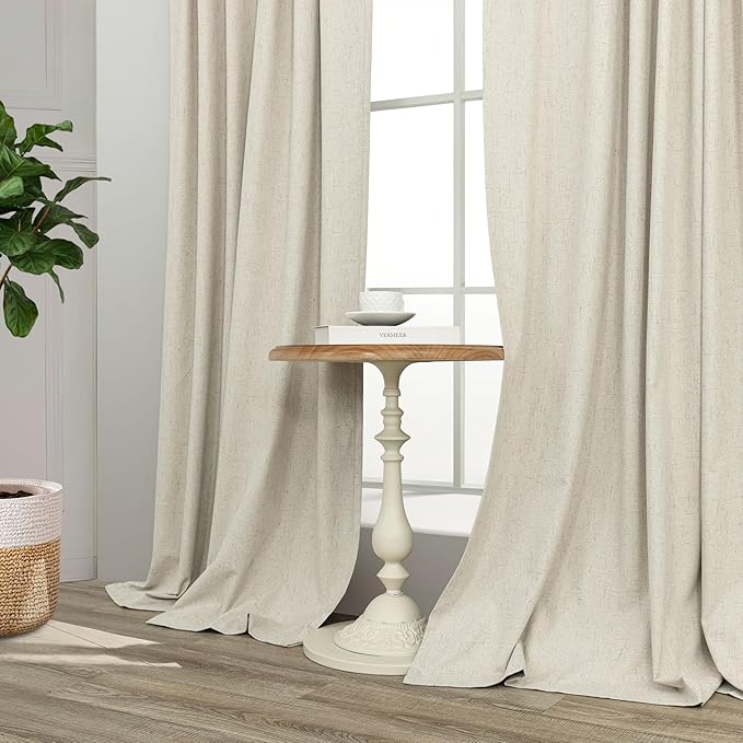 92 Inch Curtains 2 Panel Set UV Light Blocking Summer Farmhouse Curtains - Image 9