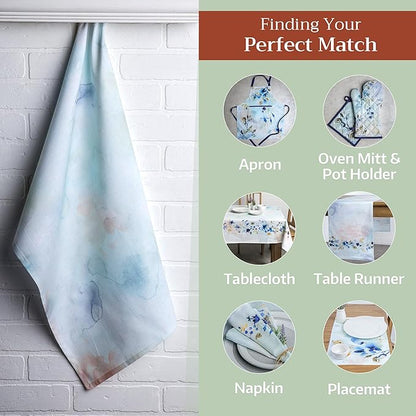 Maison d' Hermine Kitchen Towels Set of 2 100% Cotton 27.50" x 20" Reusable - Image 6
