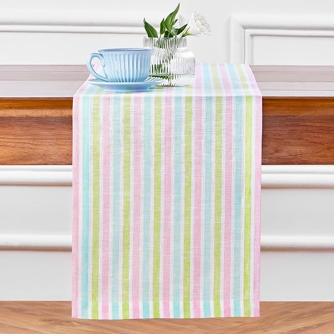 Solino Home Linen Table Runner 72 Inches Long by SolinoHome