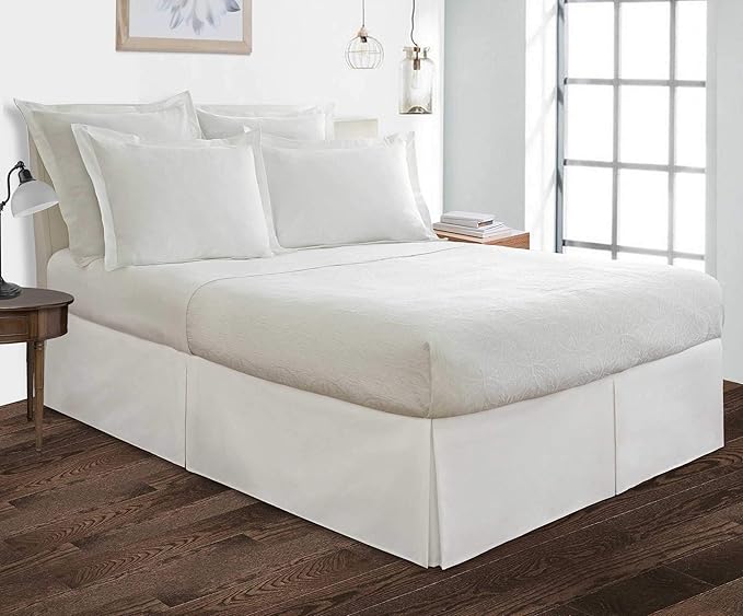 100% Cotton 800 Thread Count Box Pleated Bed Skirt - Image 3