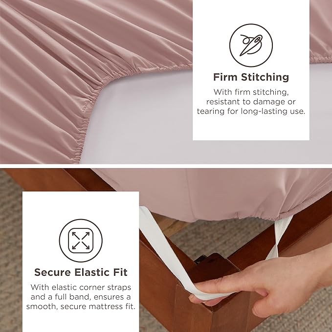 Bedsure Deep Pocket Queen Sheets Set - Image 4