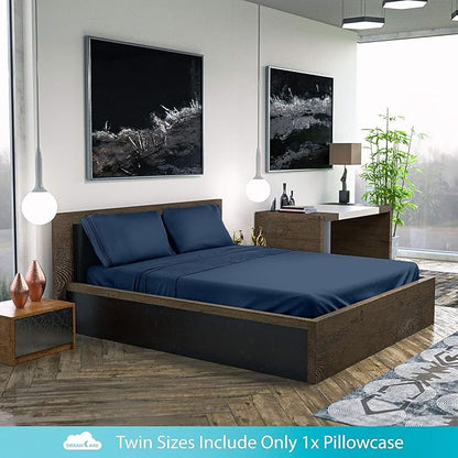 DREAMCARE Twin XL Sheet Sets – 3pcs Cooling Sheets – up to 15” Deep Pocket Twin - Image 7