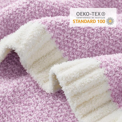 Snuggle Sac Light Purple Throw Blanket - Image 7