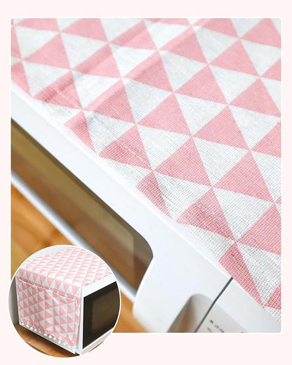 Microwave Oven Cover Dustproof Cotton Machine Protector Decorative Kitchen - Image 5