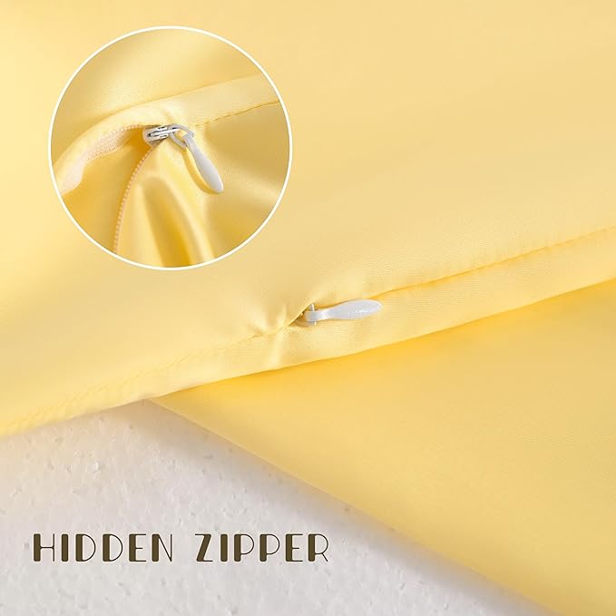 NTBAY Zippered Silk Satin Toddler Pillowcases - Image 3