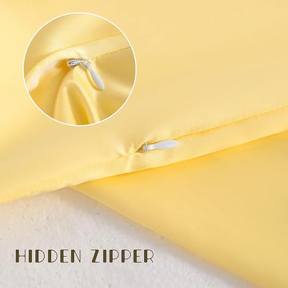NTBAY Zippered Silk Satin Toddler Pillowcases - Image 3
