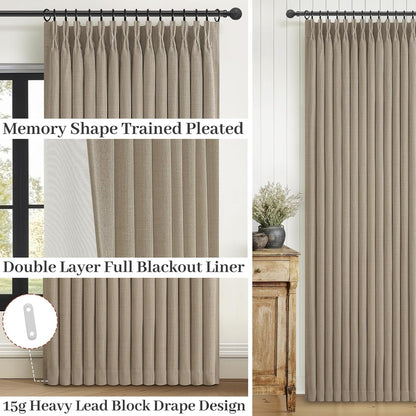 extra wide blackout curtains 70 x 96 inches, side view