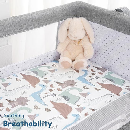 Yoofoss Bassinet Sheets for Baby, Baby Delight, Angelbliss, Soft Breathable - Image 6