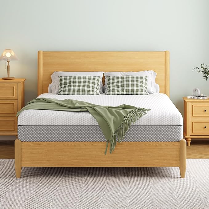 EYN Memory Foam Mattress Cooling Gel Size Matress in A Box Bed Frame Pressure by Unknown