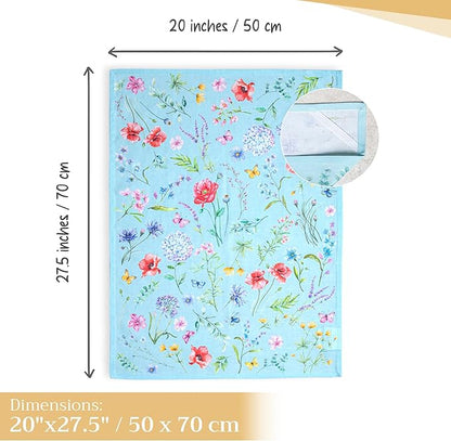 Maison d' Hermine Kitchen Towels Set of 3 100% Cotton 27.50" x 20" Reusable - Image 4