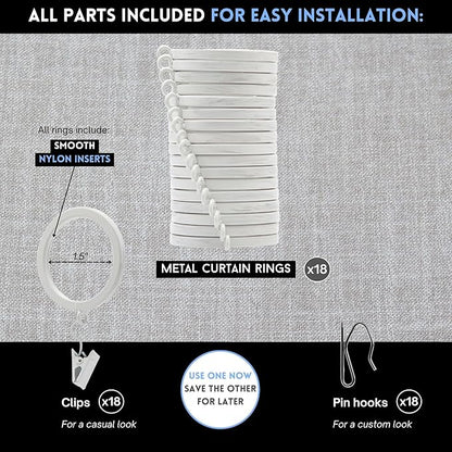 BlastHome® Luxury Curtain Rings – Premium Metal - Image 4