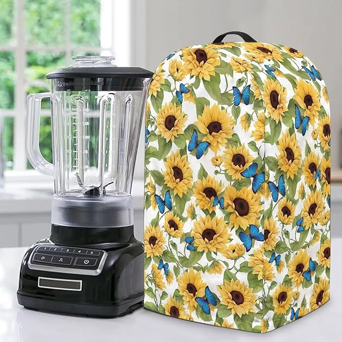 Blender Covers Kitchen Appliance Dust Cover Sunflower Butterfly Blender by Unknown