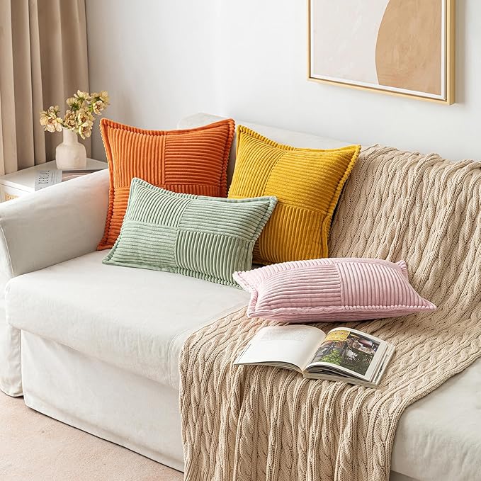 MIULEE Decorative Lumbar Throw Pillow Covers - Image 5
