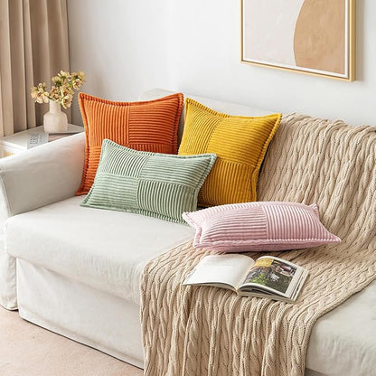 MIULEE Decorative Lumbar Throw Pillow Covers - Image 5