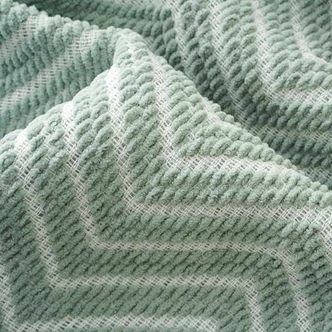 BATTILO HOME Sage Green Throw Blanket - Image 8