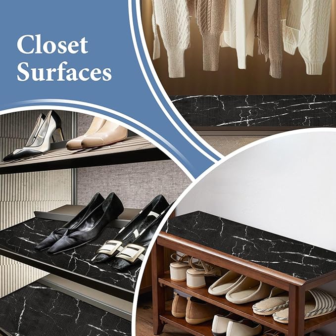 Drawer and Shelf Liner for Kitchen Cabinet: 12 in X 30 Ft Non Slip Waterproof - Image 7