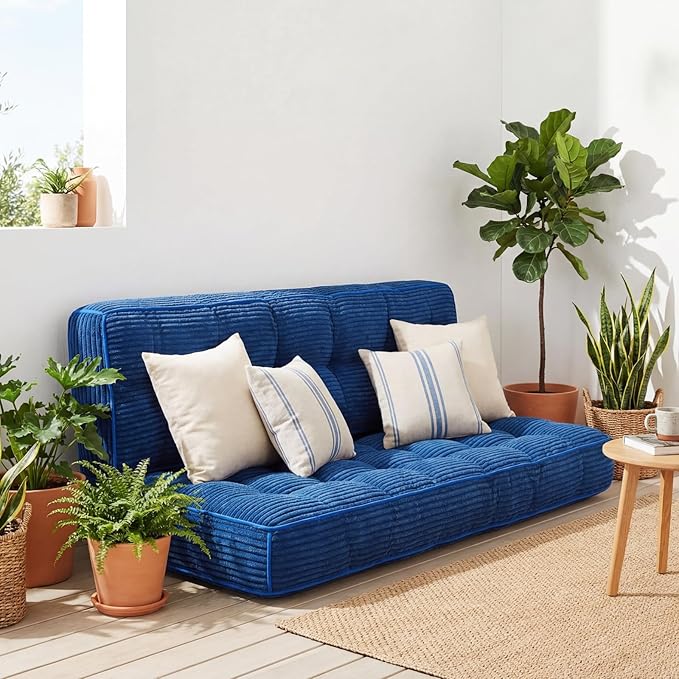 63 Inch Folding Sofa Bed Convertible Chair, 2-in-1 Convertible Boneless Sofa - Image 6