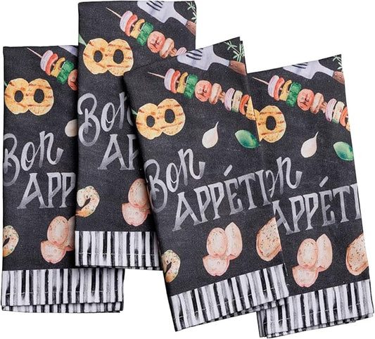 Maison d' Hermine Cloth Napkins Set of 4 100% Cotton Soft & Durable Everyday by MaisondHermine