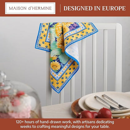 Maison d' Hermine Cloth Napkins Set of 4 100% Cotton Soft & Durable Everyday - Image 2