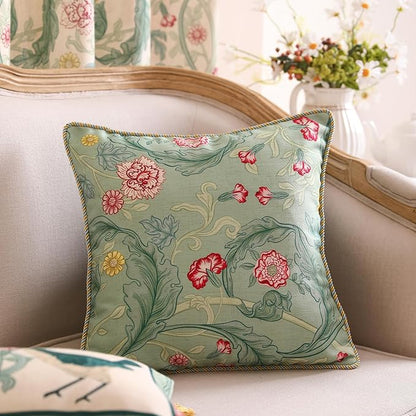 patdrea Designer Pack of 2 Square Throw Pillow Covers, French Vintage Rustic - Image 2