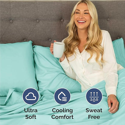Split King Size 5 Piece Sheet Set - Image 4