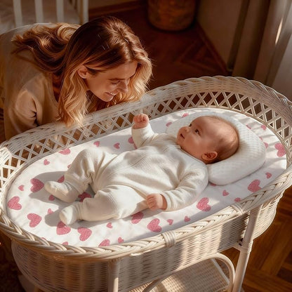 Baby Bassinet Sheets for Baby Boy Girls, Baby Delight, Angelbliss - Image 6