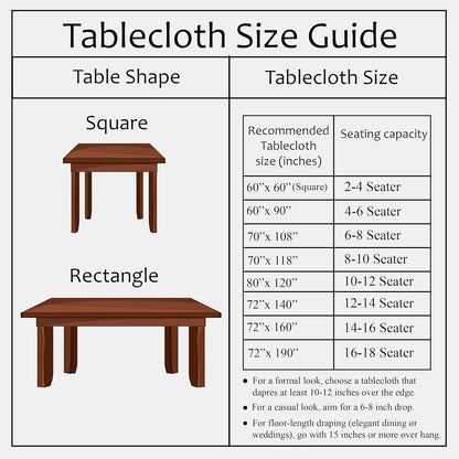 CPC Indigo Regal Tablecloth 100% Cotton 60x60 Inch Indian Block Print Rectangle Table Cover, Table Cloth for Gifting in Weddings, Halloween, Fall, Christmas, Thanksgiving