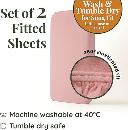 GOTS Organic Bedside Bassinet Sheets 33x20 - Image 7