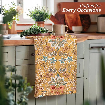 Maison d' Hermine Kitchen Towels Set of 3 100% Cotton 27.50" x 20" Reusable - Image 5
