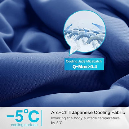 EASELAND Cooling Comforter King, Cold Touch Fabric Absorbs Body Heat, - Image 3