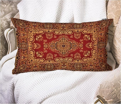 EKOBLA Oriental Persian Carpet Pattern Lumber Decorative Throw Cushion Cover by EKOBLA
